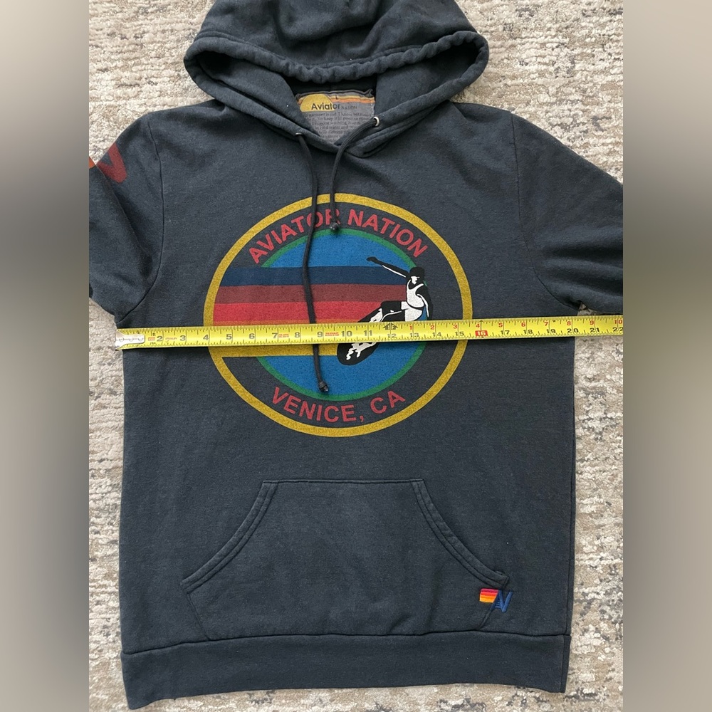 Aviator Nation Venice Beach Hoodie Pullover Dark Gray Women’s Size L‎ - Picture 7 of 9